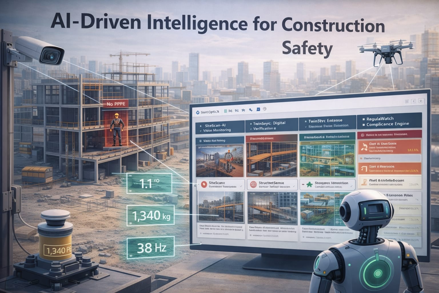 CraftOptics AI Construction Monitoring Platform